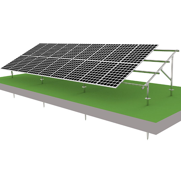 Painéis solares montados no solo para fazendas e agricultura